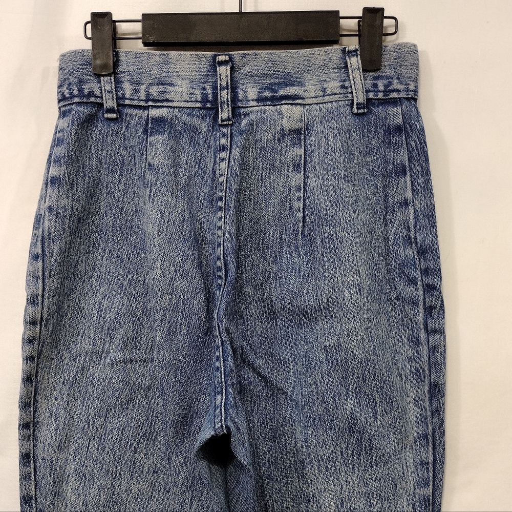 Vintage Beyond Blue Acid Wash Mom Jeans Womens 9 Blue Boho Retro 90s Y2K Casual - Picture 6 of 8
